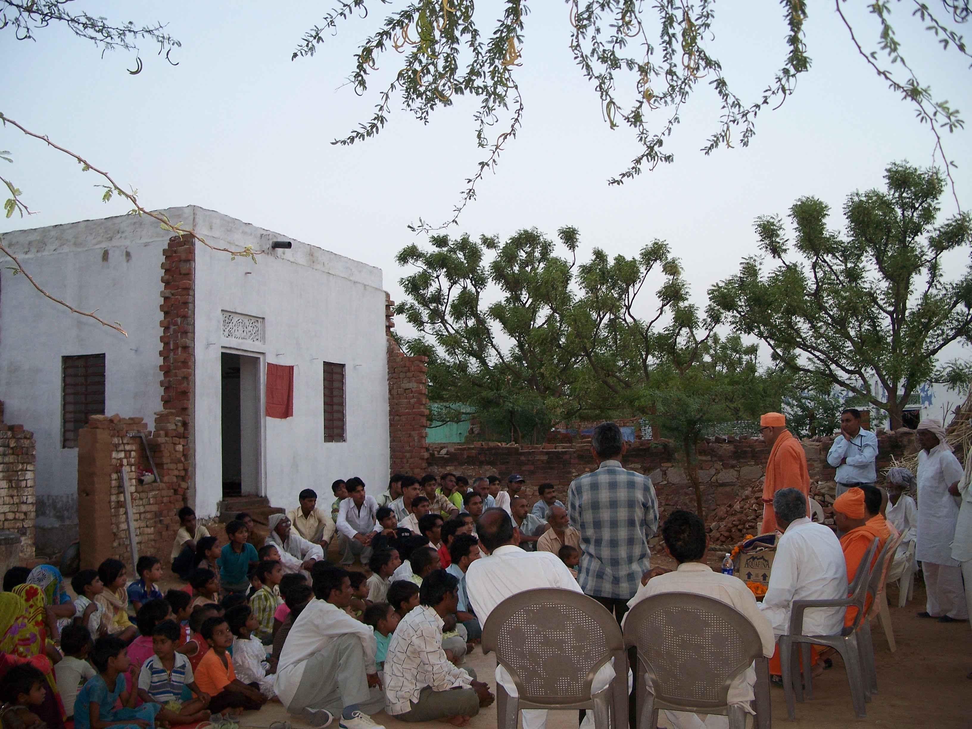 Swamiji Addressing the Village People